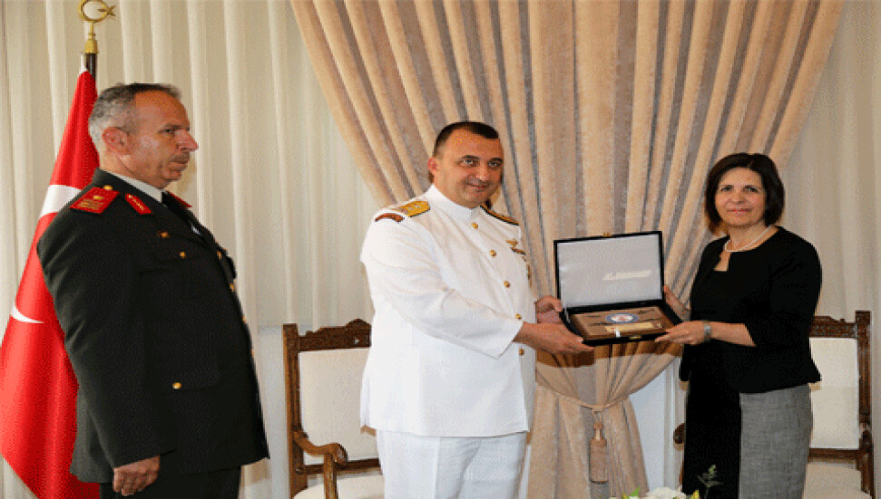 Siber, Tüm Amiral Üstem ile GKK Yrd. Tuğgeneral Korkutel'i kabul etti