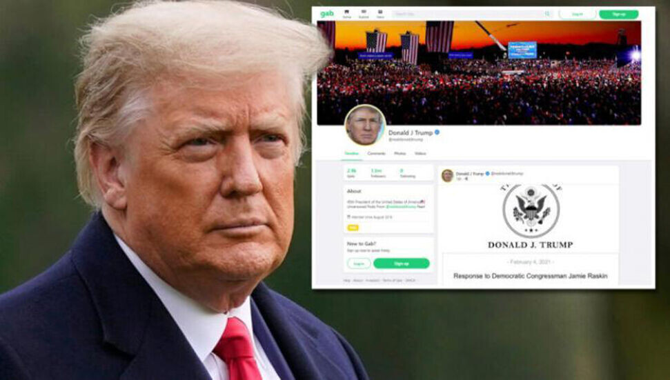 Trump, ‘Gab’ uygulaması ile sosyal medyaya geri döndü