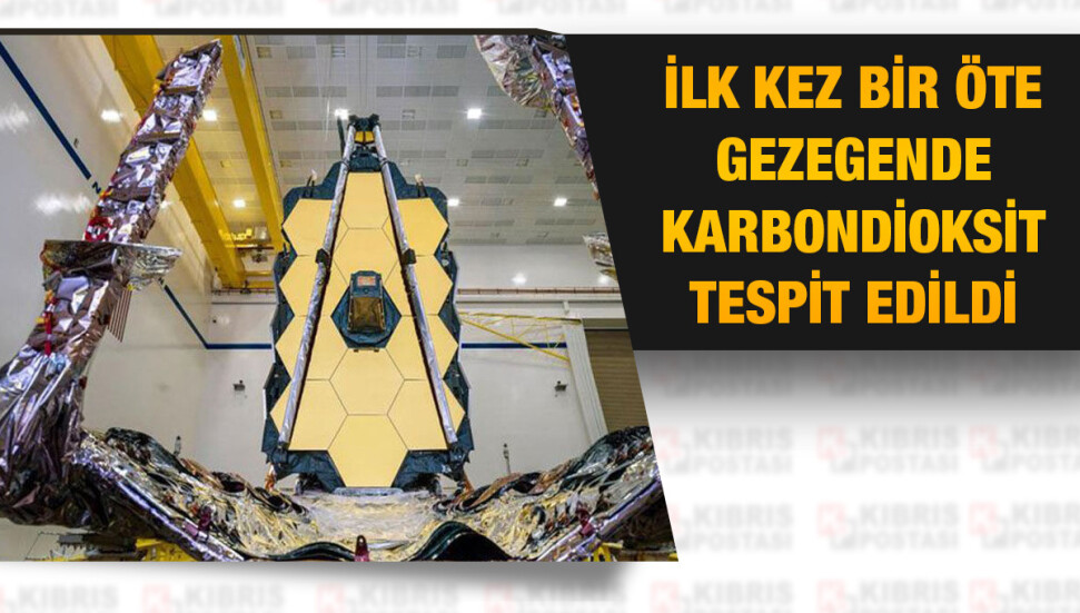 James Webb'ten yeni keşif: İlk kez karbondioksit keşfedildi