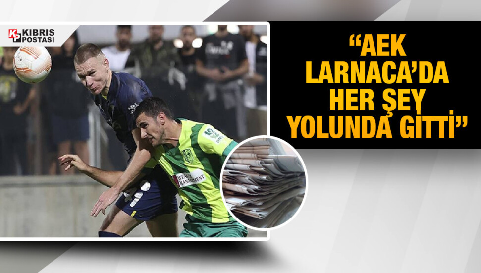 AEK-Fenerbahçe maçı... Küçük bir gerginlik dışında her şey yolunda gitti
