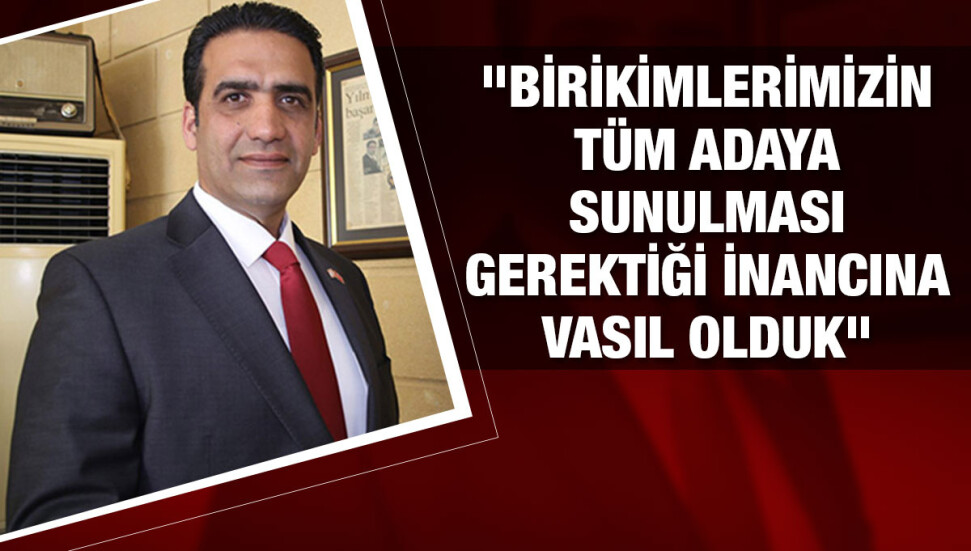 UBP Lefkoşa adayı Sadık Gardiyanoğlu: "Bugüne değin neye baş koydumsa başarmış bir insan olduğumu değerlendiriyorum"