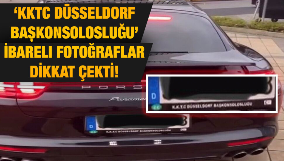 Şimdi de KKTC ibareli plakalar!