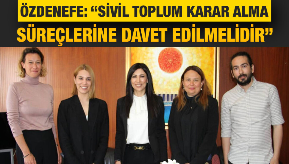 İnsan Hakları Platformu heyeti, Fazilet Özdenefe ile görüştü