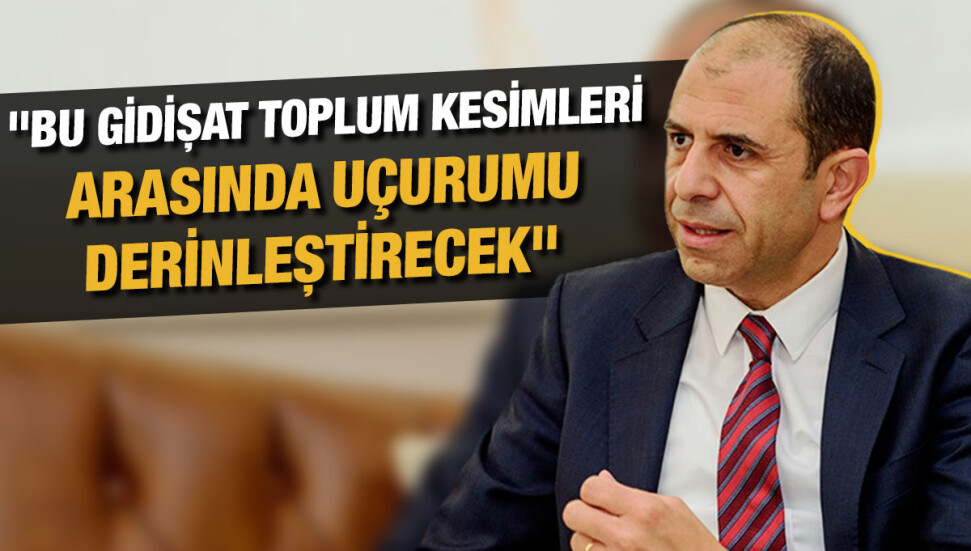 Kudret Özersay: Çok alana çok, az alana az artış verip adaletsizliği körüklediniz