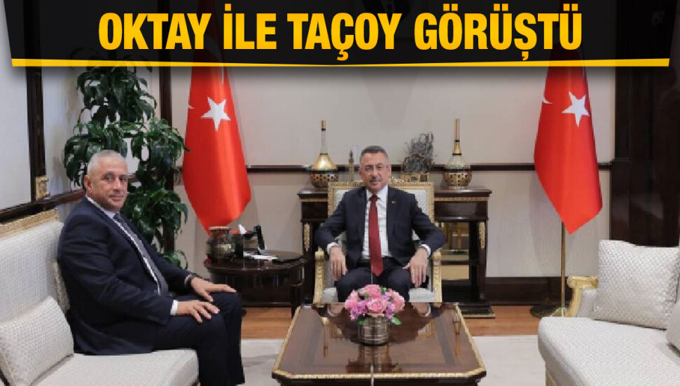 Türkiye Cumhurbaşkanı Yardımcısı Oktay, Çalışma ve Sosyal Güvenlik Bakanı Taçoy’u kabul etti