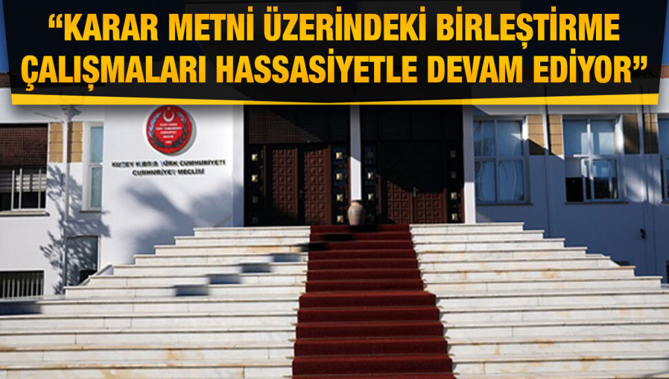 Meclis Başkanlığı: Belediyelerin Birleştirilmesine İlişkin Yasa Tasarısı, karar metni üzerindeki birleştirme çalışmaları sürüyor