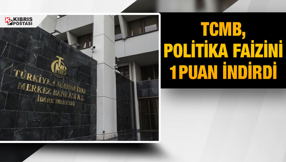 TCMB, politika faizini 14'ten yüzde 13'e indirdi
