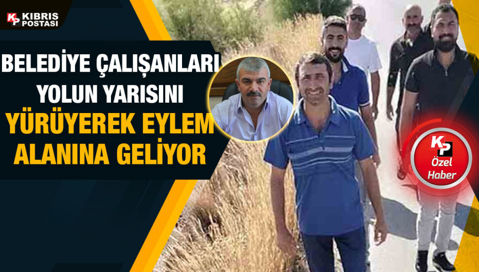 Suphi Coşkun, minibüslerine el konan belediye çalışanlarını almak için Dipkarpaz'a döndü