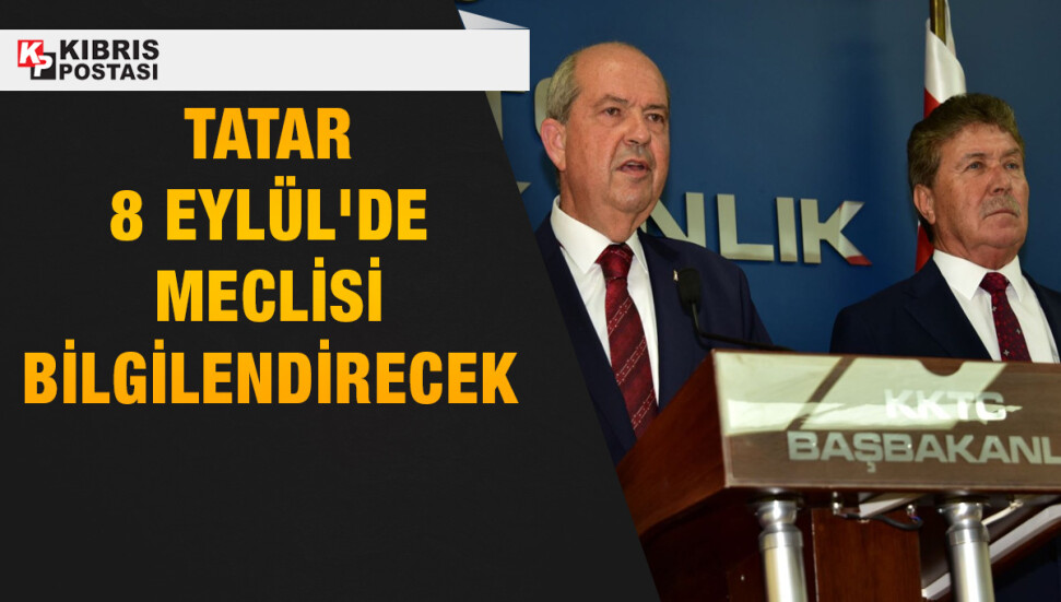 Cumhurbaşkanı Tatar: Son gelişmeleri değerlendirdik
