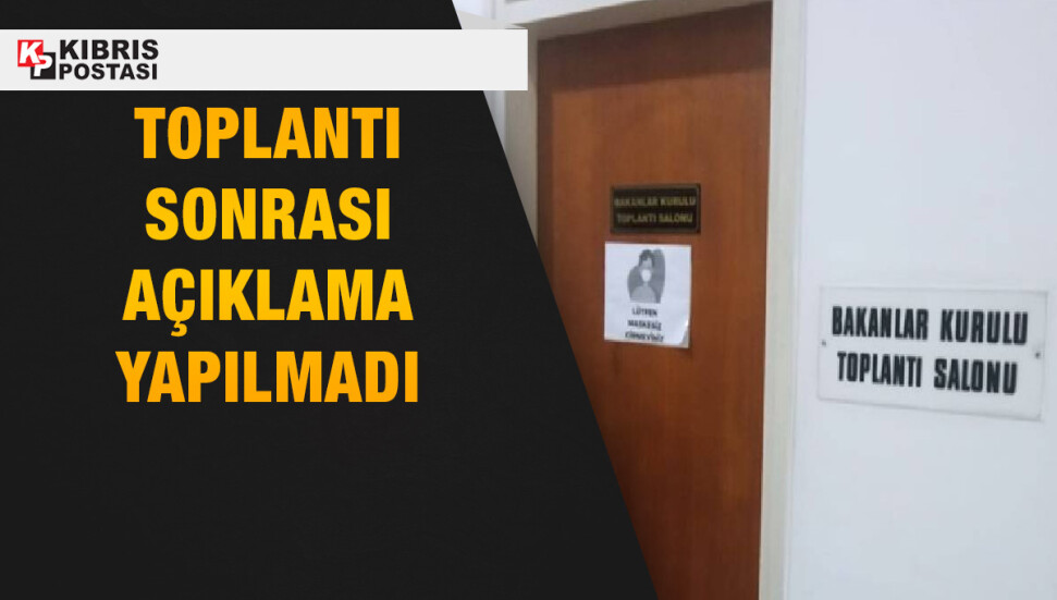 Bakanlar Kurulu tamamlandı