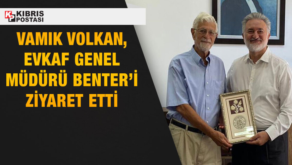 Kıbrıslı Türk Prof. Dr. Vamık Volkan’dan EVKAF ziyareti