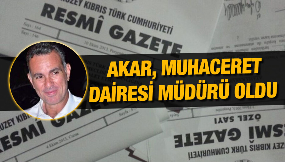 Plan Proje Müdürü Erhan Akar, Muhaceret Dairesi Müdürü oldu
