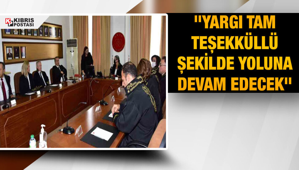 Kaza Mahkemesi Başkanlığına atanan Hasan Dağlı, yemin ederek görevine başladı