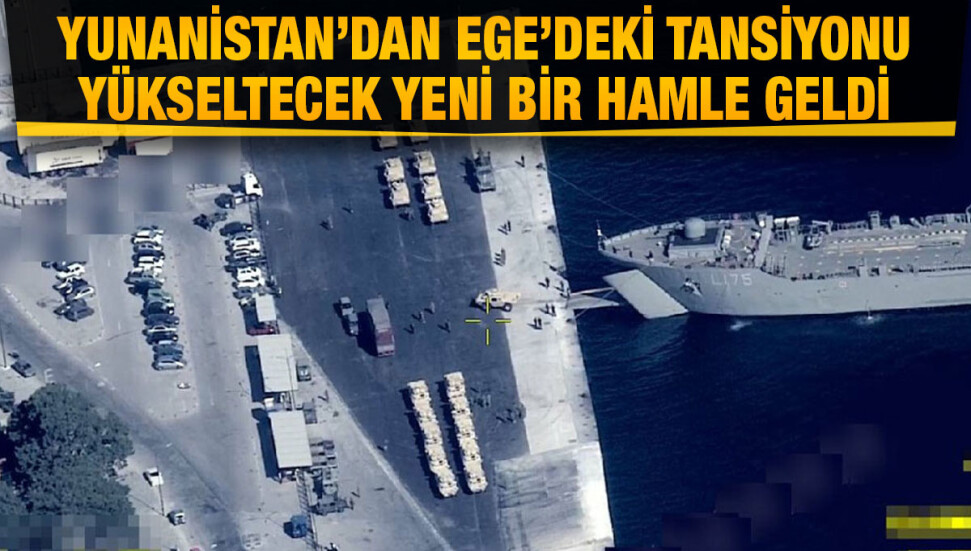 Yunanistan'dan Midilli ve Sisam'a ABD zırhlısı