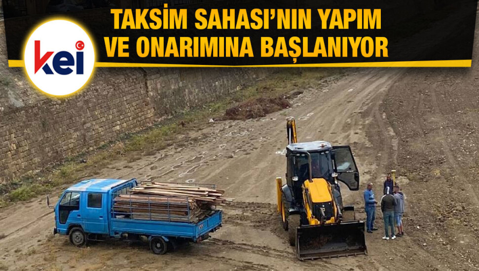 Taksim Sahası, Türkiye’nin desteğiyle onarılıyor