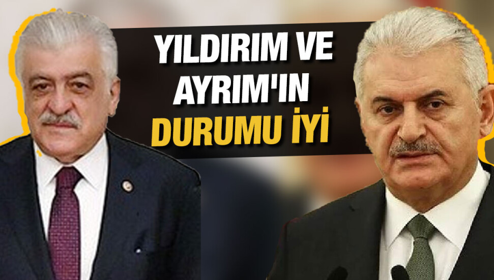 Binali Yıldırım ve Şamil Ayrım trafik kazası geçirdi