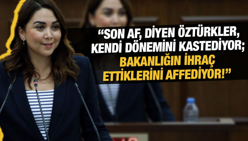 Ayşegül Baybars’tan Bakan Öztürkler’e: “Bu affın 'son af' sözü, sadece bir laf"