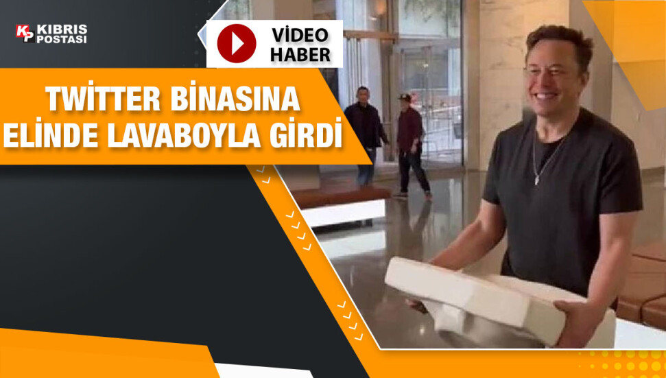 Elon Musk, Twitter binasına elinde lavaboyla girdi