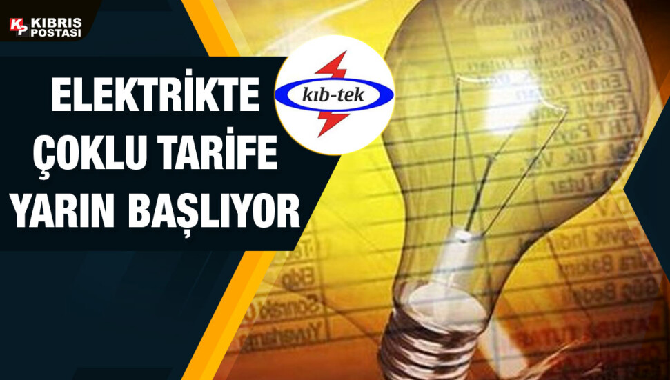 Elektrikte çoklu tarifeye yarın geçiliyor