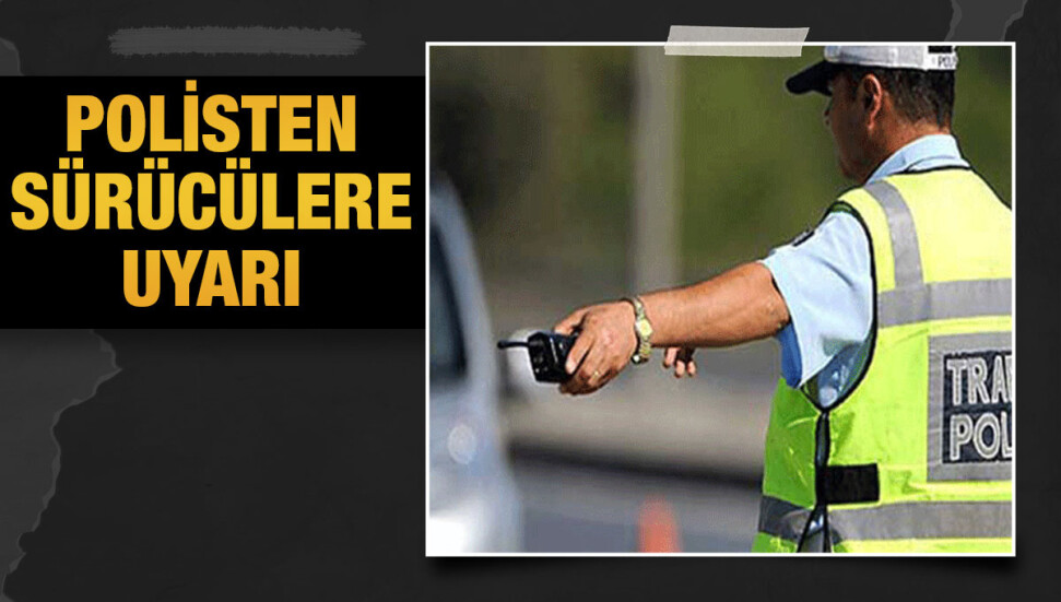 Polisten Ercan-Akıncılar yolunda düzenlenecek drag yarışıyla ilgili sürücülere uyarı