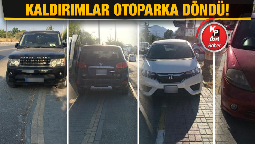 Kaldırımları araçlar, yolları vatandaşlar kullanıyor!