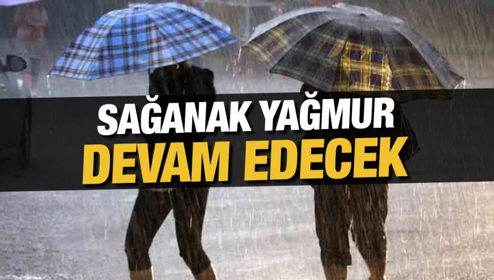 Yağışlı hava cuma gününe kadar devam edecek