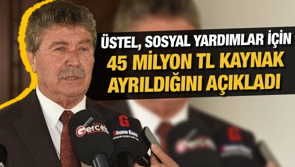 Başbakan Ünal Üstel, sosyal yardım alan 10 bin 73 KKTC vatandaşına katkı sağlanacağını açıkladı