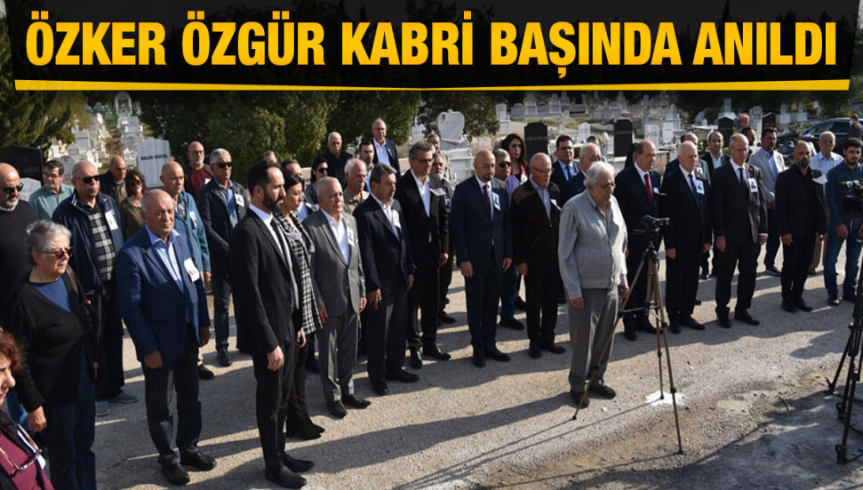 Özker Özgür mezarı başında anıldı