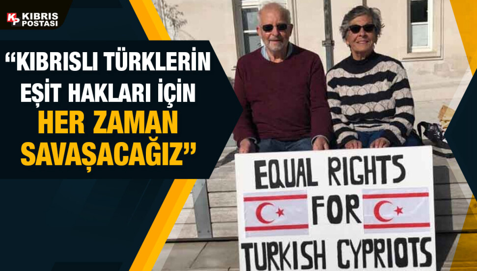 İngiltere’de KKTC bayrağının dalgalanması için haftalık nöbet 8 aydır sürüyor