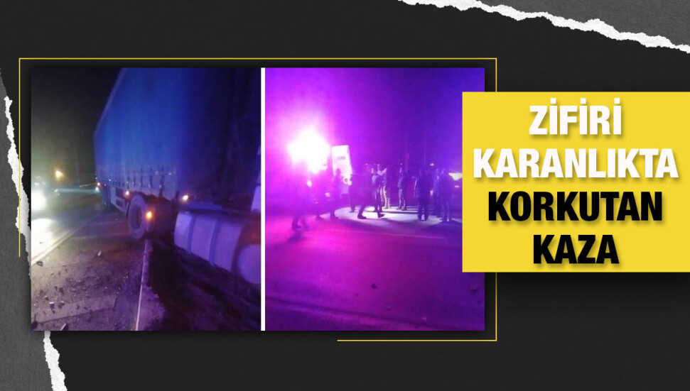 Aslanköy’de trafik kazası...