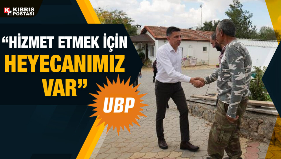 UBP’nin Gönyeli-Alayköy Belediye Başkan adayı Hüseyin Amcaoğlu: Derdimiz koltuk değil