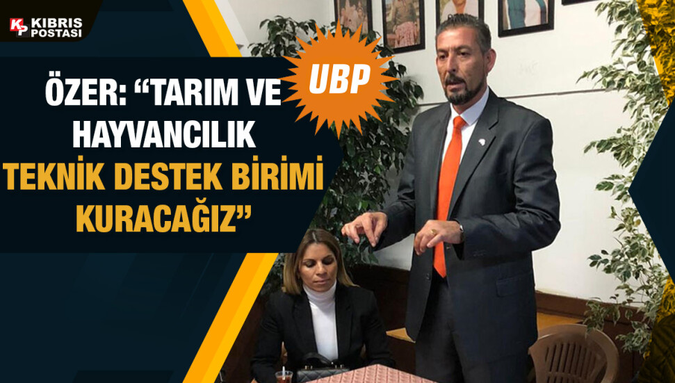 UBP’nin Mesarya Belediyesi Başkan adayı Özer: Altyapı ve üstyapı sorunlarını çözüme kavuşturacağız