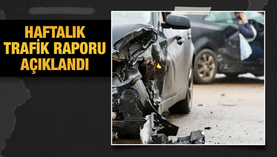 Bir haftada meydana gelen 68 trafik kazasında 20 kişi yaralandı