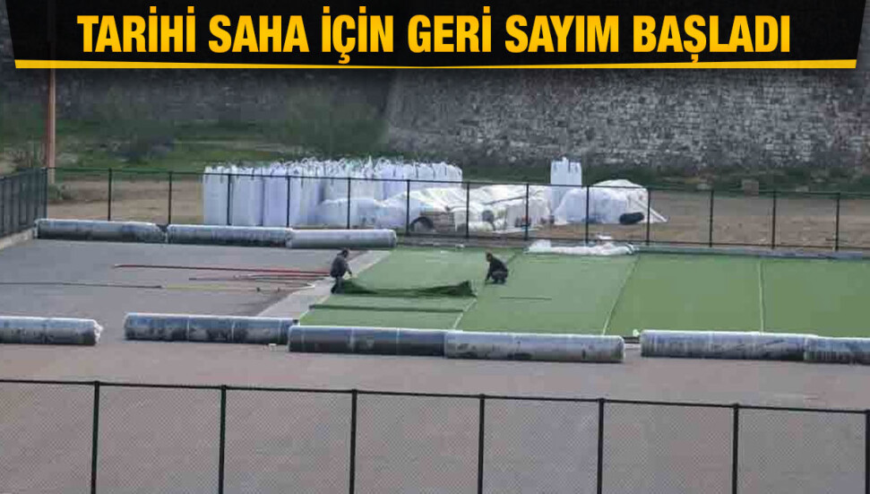 Çetinkaya TSK futbol takımı ara bölgedeki tarihi sahasına dönmek için gün sayıyor