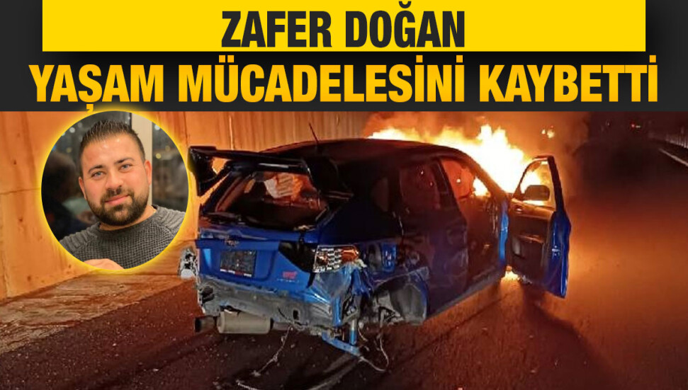 Lefkoşa Kuzey Çevre Yolu’nda yaşanan trafik kazasında ağır yaralanan Zafer Doğan hayatını kaybetti
