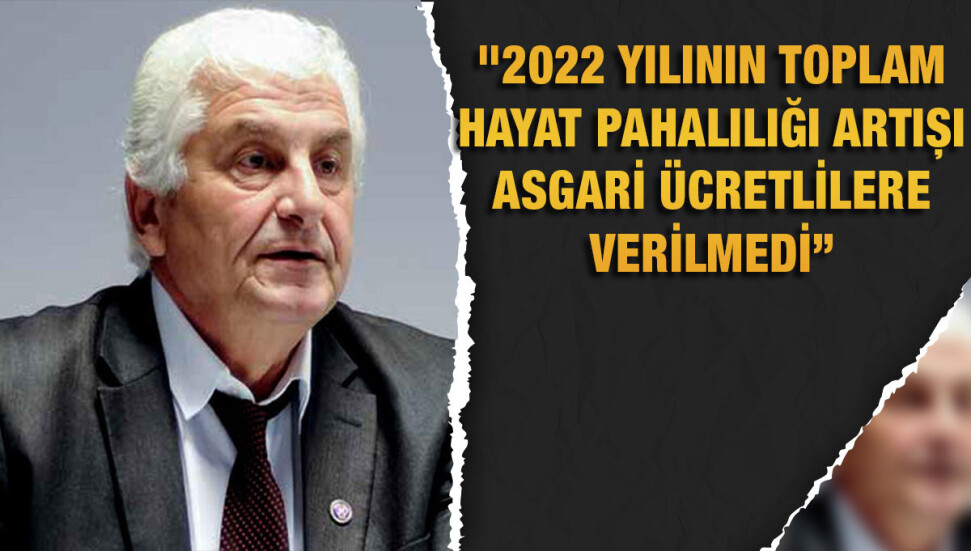 Arslan Bıçaklı’dan asgari ücret tepkisi: Asgari ücretliler açlığa mahkum edildi