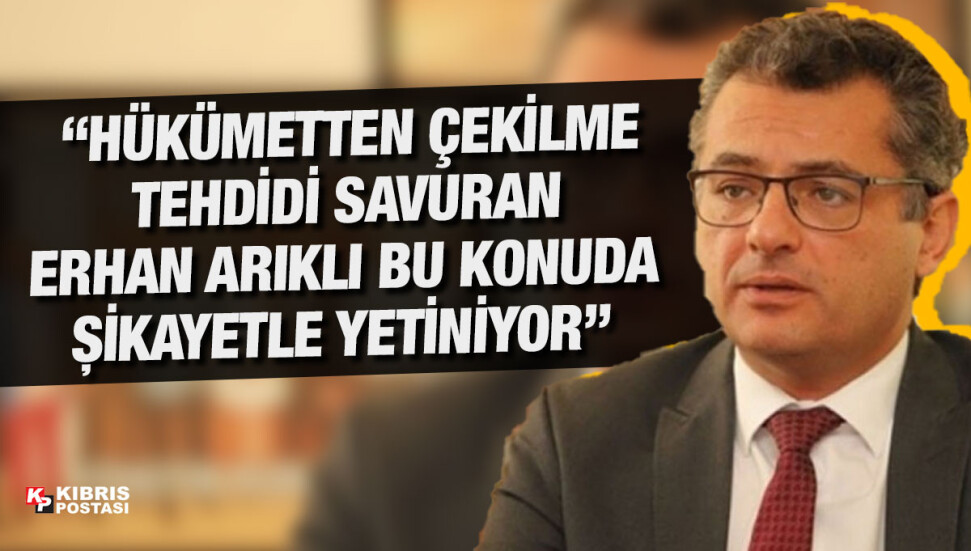 Tufan Erhürman: Onca istihdamdan Karayolları Dairesi’ne pay düşmemiş...