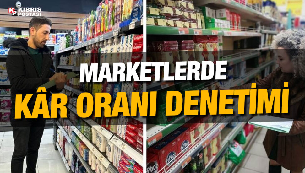Vergi Dairesi elemanları marketlerde kâr oranı denetimi yaptı