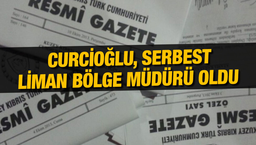Serbest Liman Bölge Müdürü Hasan Curcioğlu oldu