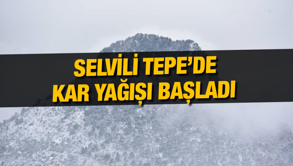 Selvili Tepe’de kar, Boğaz’da ise sulu kar yağışı başladı