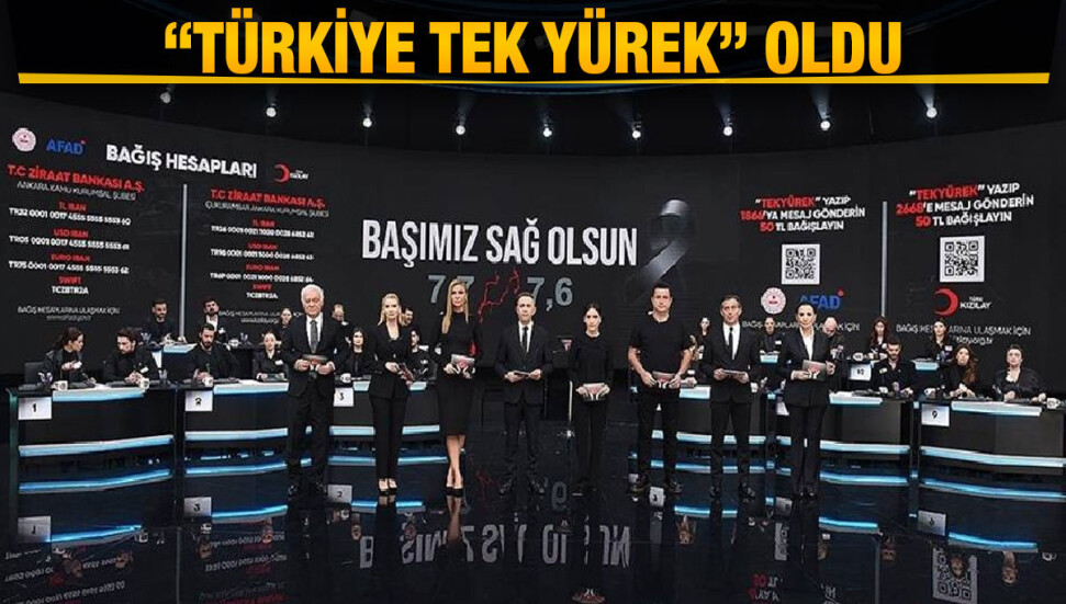 "Türkiye Tek Yürek" kampanyasındaki miktar 115 milyar TL'yi aştı