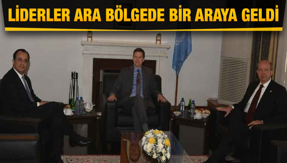 Cumhurbaşkanı Ersin Tatar, Nikos Hristodulidis ile görüştü