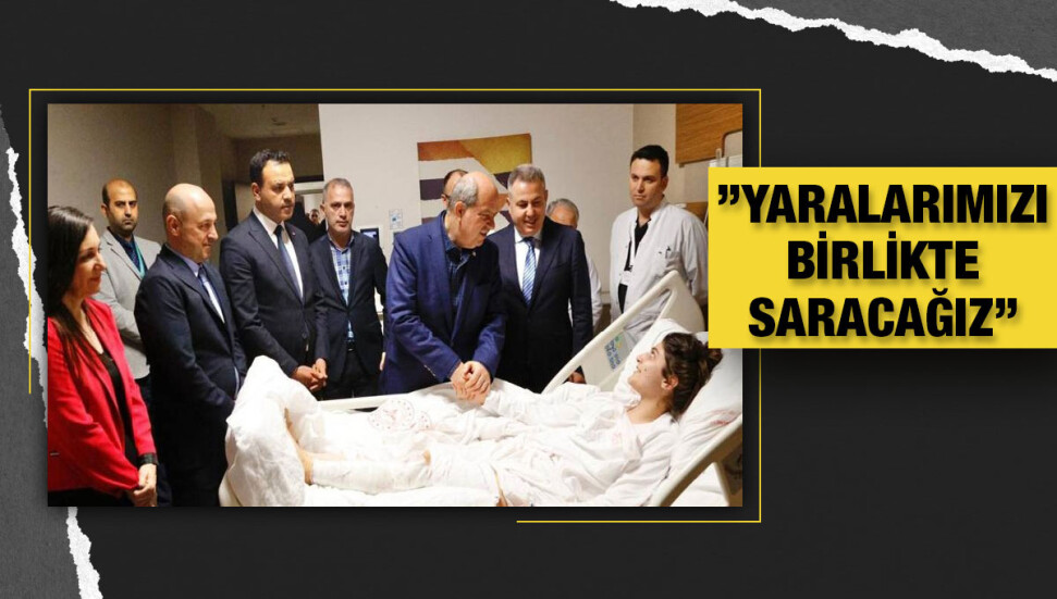 Cumhurbaşkanı Tatar, Adana’da tedavi gören depremzedeleri ziyaret etti