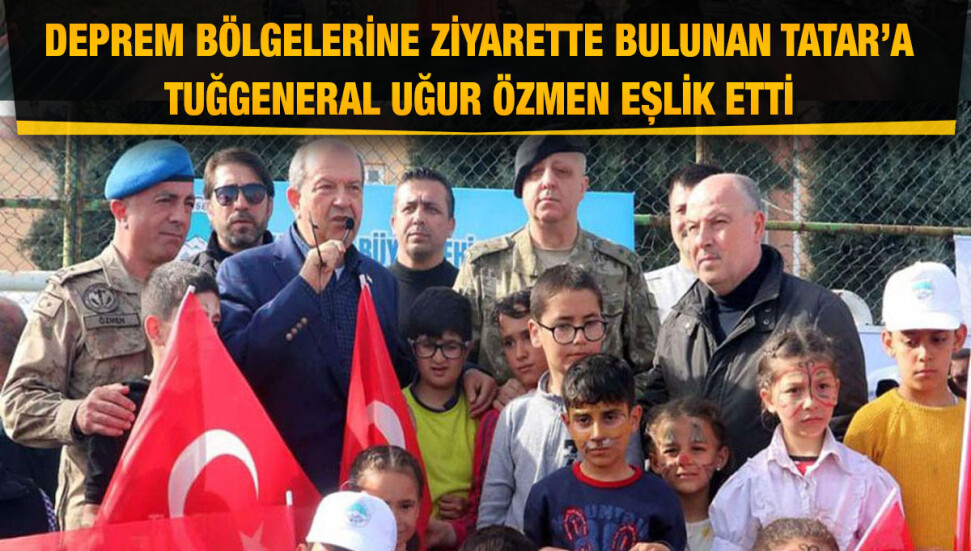 Kahramanmaraş’ta Cumhurbaşkanı Tatar’ı, Tuğgeneral Uğur Özmen karşıladı