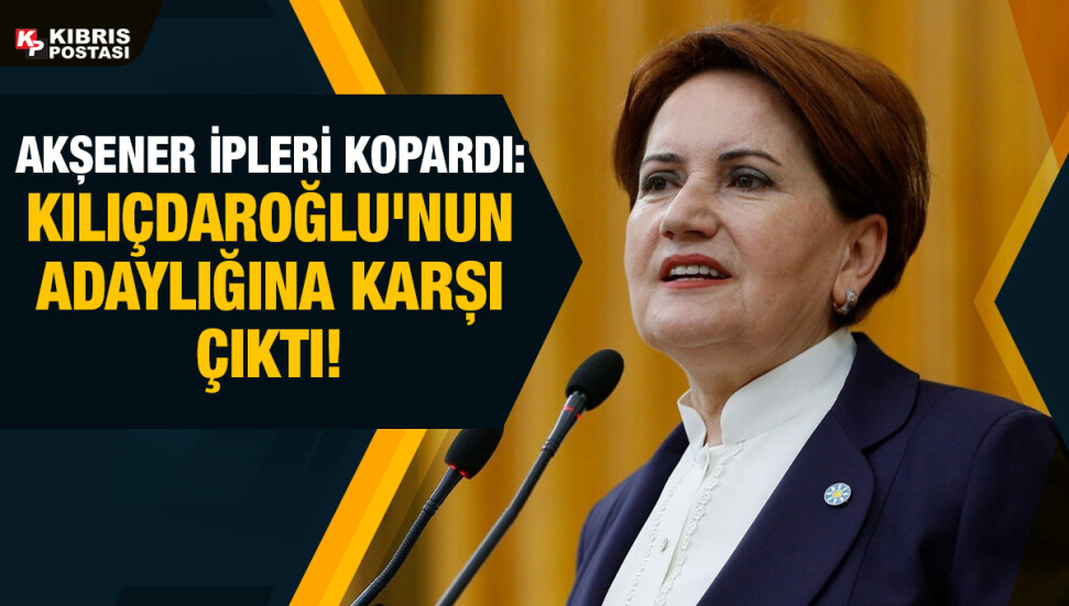 Meral Akşener Altılı Masa'dan ayrıldı, İmamoğlu ve Yavaş'a çağrı yaptı