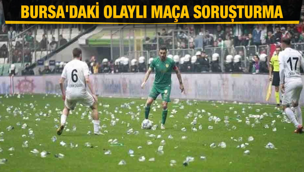 Bursaspor-Amed Sportif Faaliyetler maçının ardından yaşanan darp olayıyla ilgili soruşturma başlatıldı