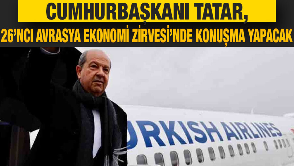 Cumhurbaşkanı Tatar, İstanbul’a gitmek üzere adadan ayrıldı