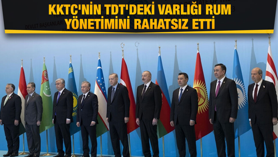 Rum yönetiminden TDT Zirve Toplantısı’nda KKTC bayrağının yer almasına tepki!