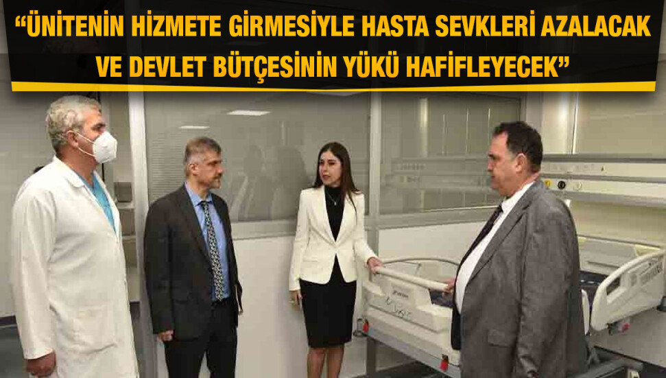 İzlem Gürçağ Altuğra: Nöroloji Yoğun Bakım Ünitesi çok yakın zamanda halkın hizmetine sunulacak
