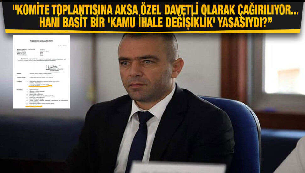 Salahi Şahiner: AKSA'ya ‘özel’ olarak çıkartılan Kamu İhale (Değişiklik) Yasası bir ihanet belgesidir